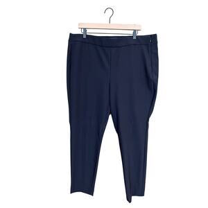 Express High Waisted Supersoft Twill Skinny Pant Navy Blue Size XL